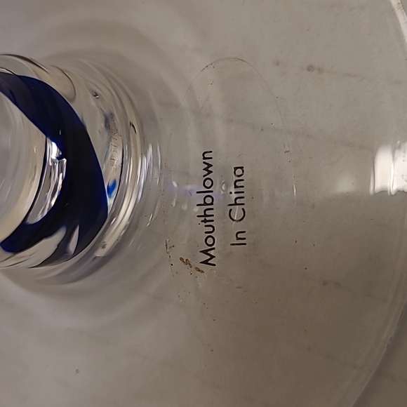 Set of 4 Mouth-blown Margarita Cocktail Glasses - Picture 12 of 16